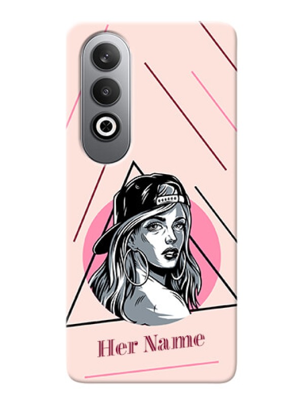 Custom OnePlus Nord CE 4 Personalized Phone Case with Rockstar Girl Design