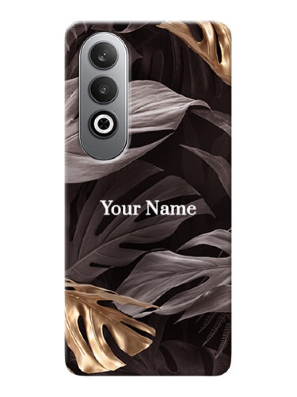 Custom OnePlus Nord CE 4 Personalised Phone Case with Wild Leaves digital paint Design