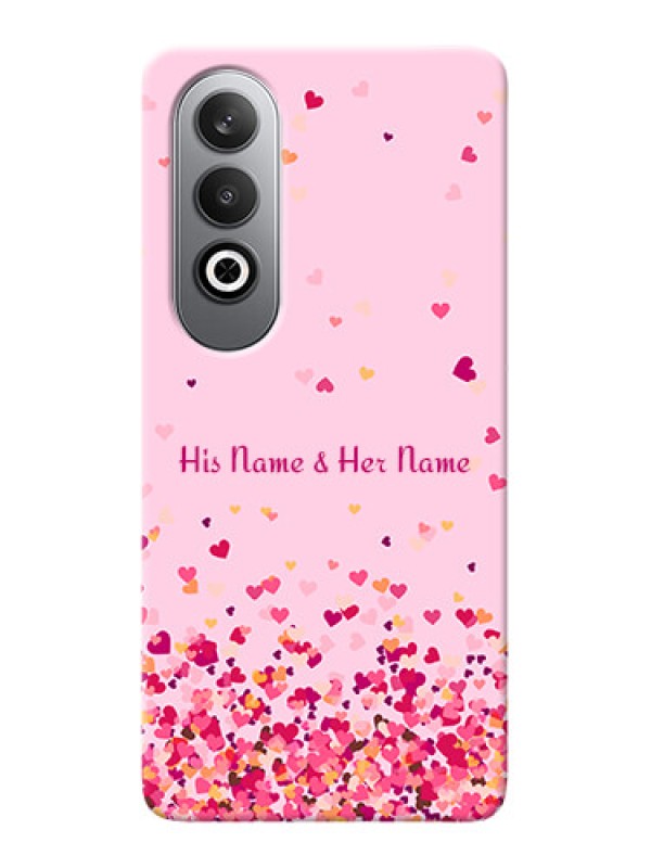 Custom OnePlus Nord CE 4 Photo Printing on Case with Floating Hearts Design