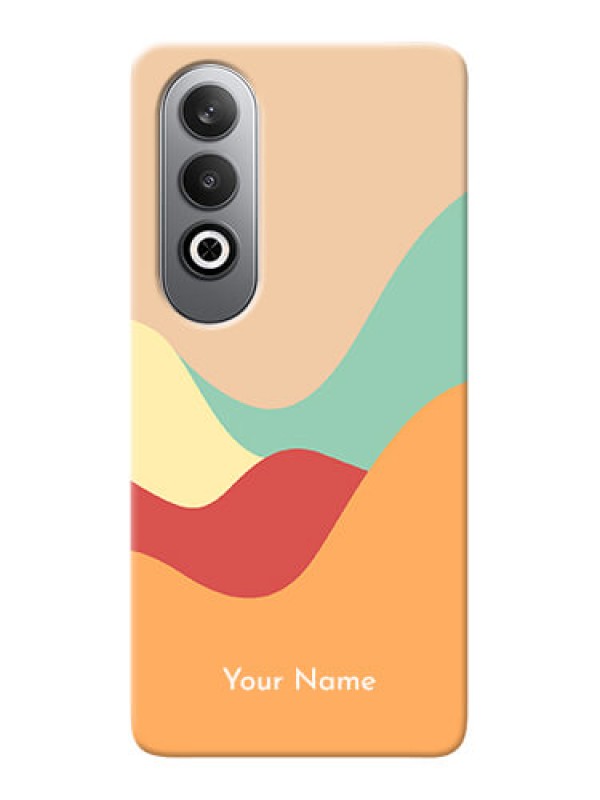 Custom OnePlus Nord CE 4 Personalized Phone Case with Ocean Waves Multicolour Design