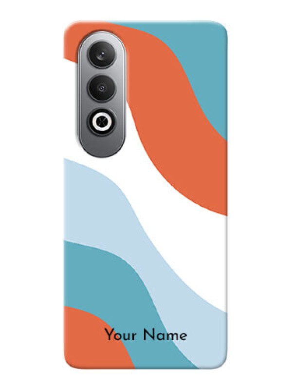 Custom OnePlus Nord CE 4 Custom Mobile Case with coloured Waves Design