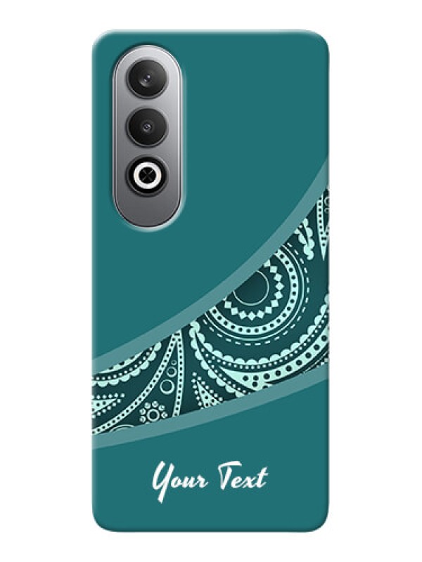 Custom OnePlus Nord CE 4 Photo Printing on Case with semi visible floral Design