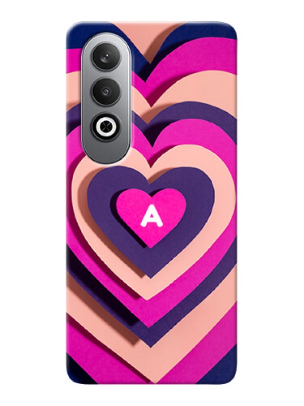 Custom OnePlus Nord CE 4 Custom Mobile Case with Cute Heart Pattern Design