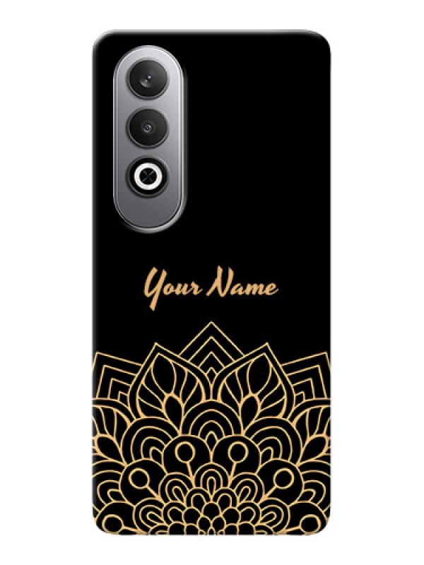 Custom OnePlus Nord CE 4 Custom Phone Case with Golden mandala Design