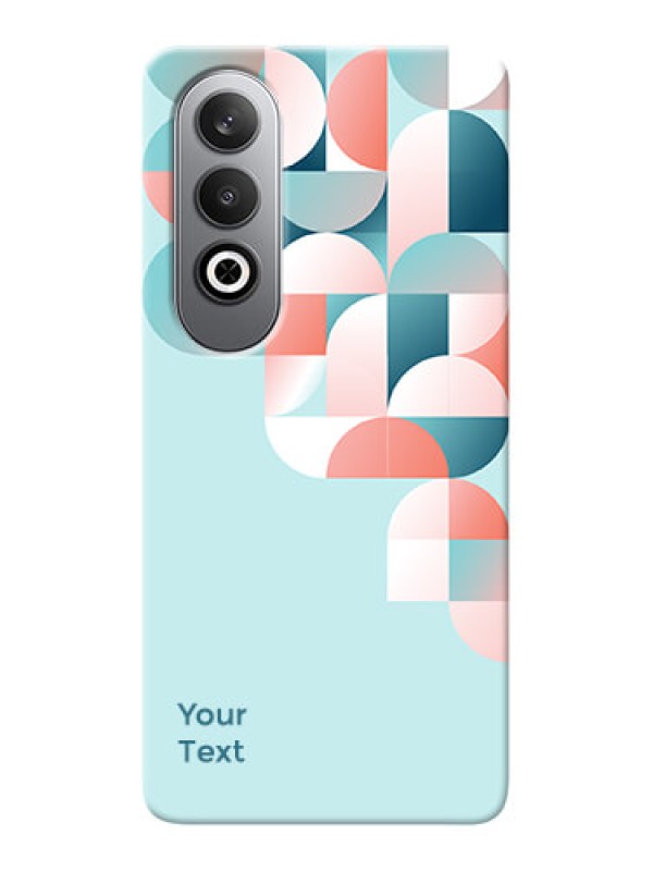 Custom OnePlus Nord CE 4 Custom Phone Case with Stylish Semicircle Pattern Design
