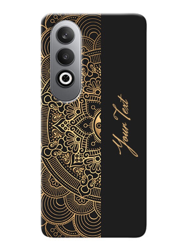 Custom OnePlus Nord CE 4 Photo Printing on Case with Mandala art with custom text Design