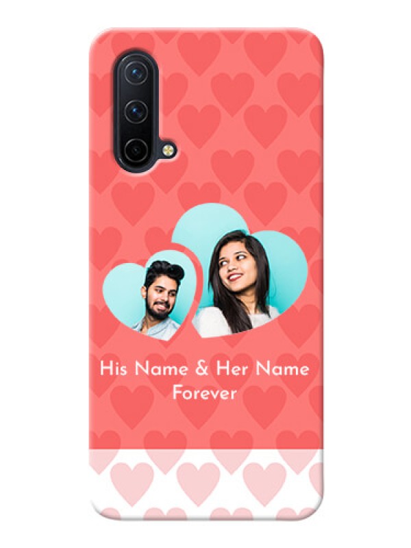 Custom OnePlus Nord CE 5G personalized phone covers: Couple Pic Upload Design