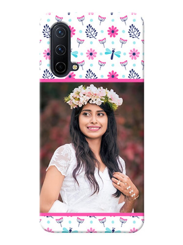 Custom OnePlus Nord CE 5G Mobile Covers: Colorful Flower Design