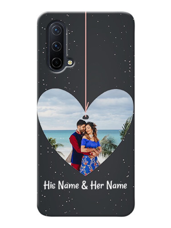 Custom OnePlus Nord CE 5G custom phone cases: Hanging Heart Design