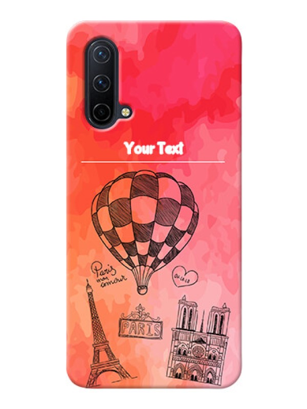 Custom OnePlus Nord CE 5G Personalized Mobile Covers: Paris Theme Design