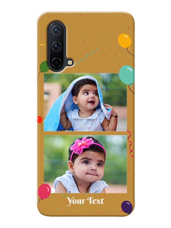 Custom OnePlus Nord CE 5G Phone Covers: Image Holder with Birthday Celebrations Design