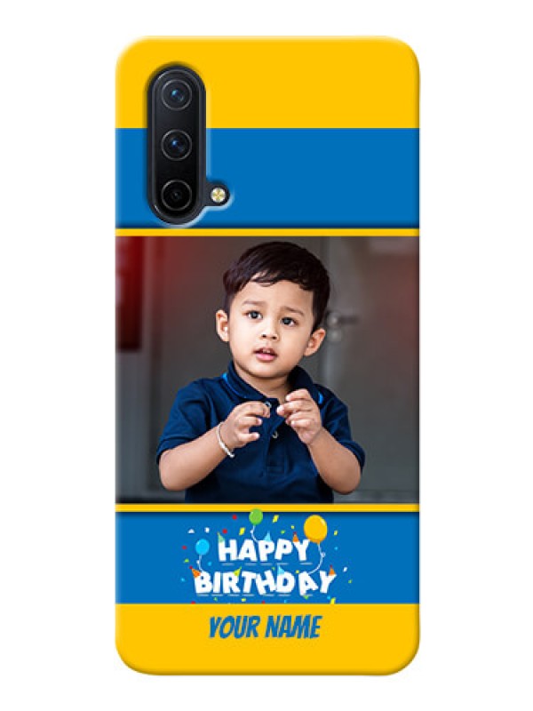 Custom OnePlus Nord CE 5G Mobile Back Covers Online: Birthday Wishes Design