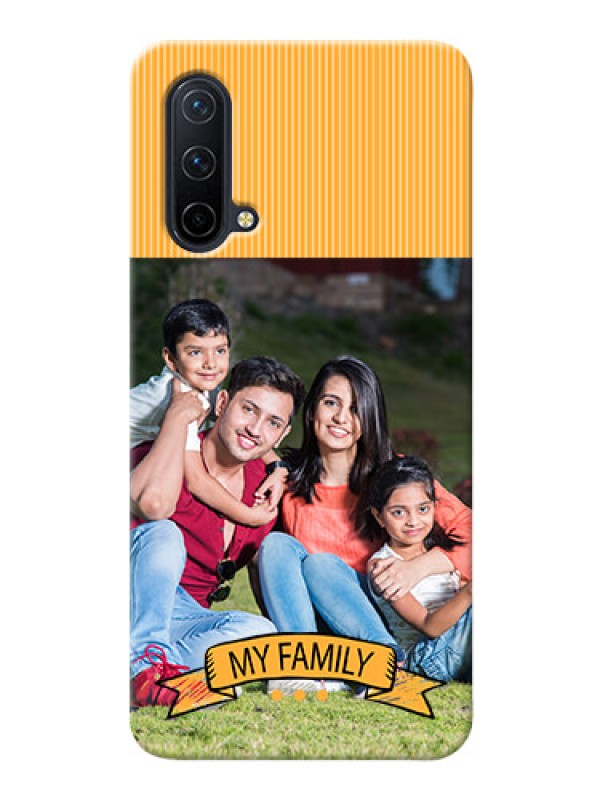 Custom OnePlus Nord CE 5G Personalized Mobile Cases: My Family Design