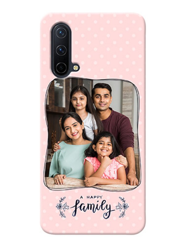 Custom OnePlus Nord CE 5G Personalized Phone Cases: Family with Dots Design