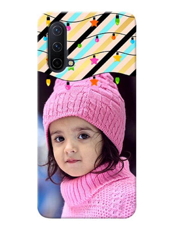 Custom OnePlus Nord CE 5G Personalized Mobile Covers: Lights Hanging Design
