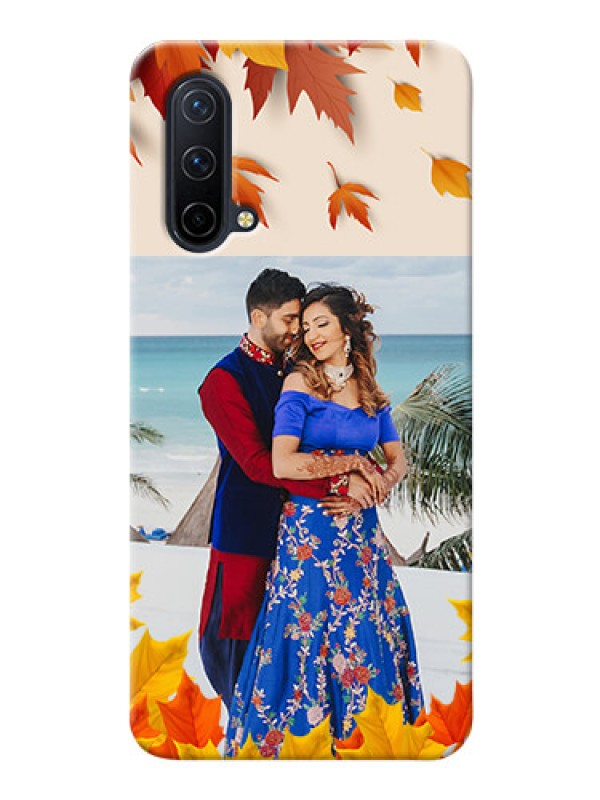 Custom OnePlus Nord CE 5G Mobile Phone Cases: Autumn Maple Leaves Design