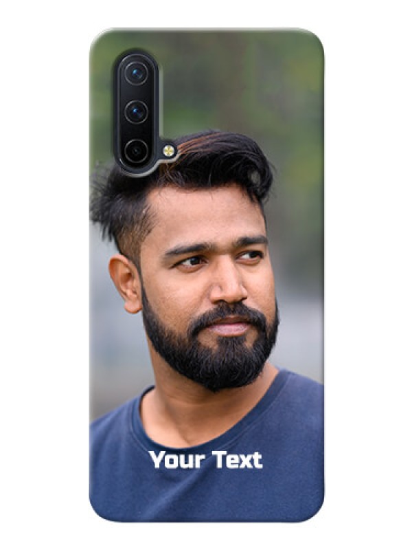 Custom OnePlus Nord CE 5G Mobile Cover: Photo with Text
