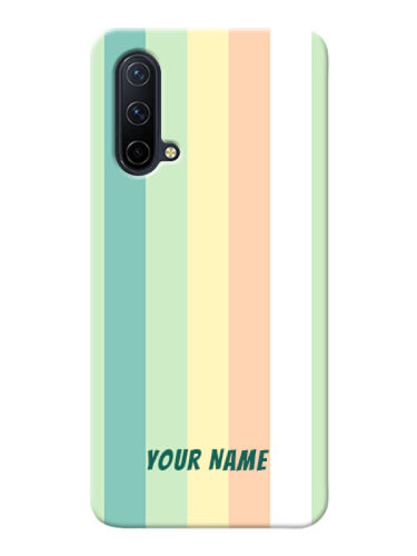 Custom OnePlus Nord Ce 5G Back Covers: Multi-colour Stripes Design