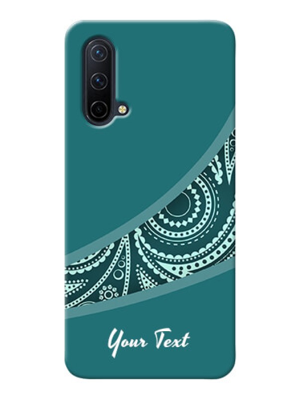 Custom OnePlus Nord Ce 5G Custom Phone Covers: semi visible floral Design
