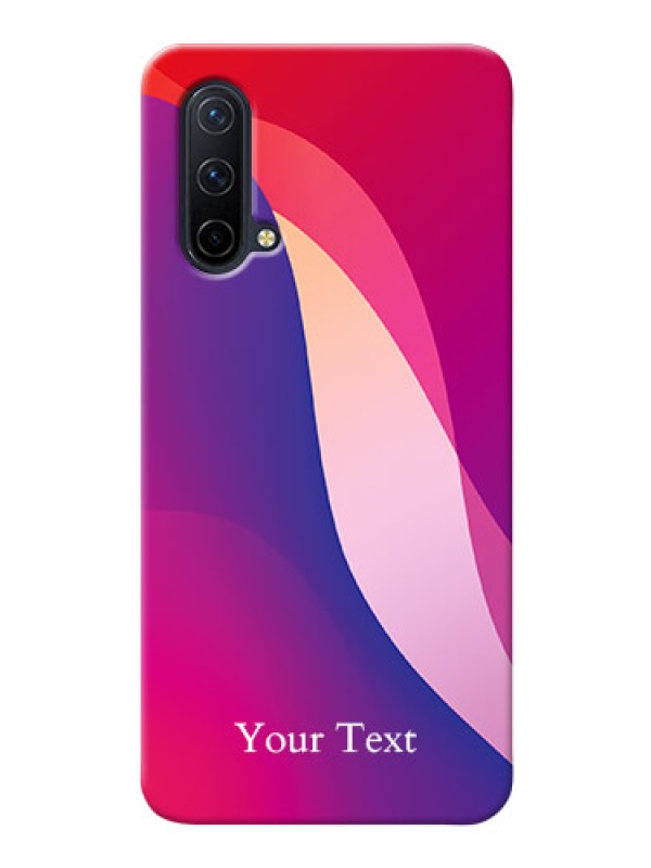 Custom OnePlus Nord Ce 5G Mobile Back Covers: Digital abstract Overlap Design