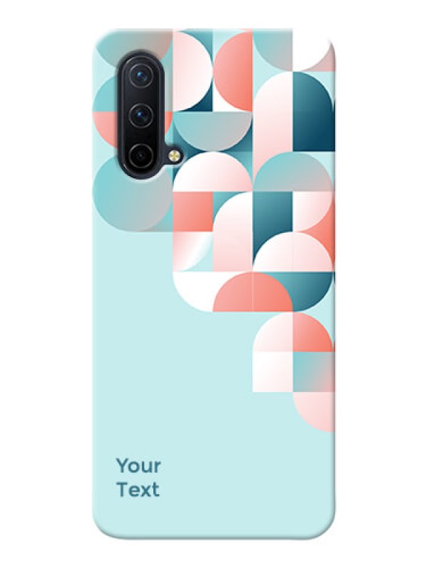 Custom OnePlus Nord Ce 5G Back Covers: Stylish Semi-circle Pattern Design