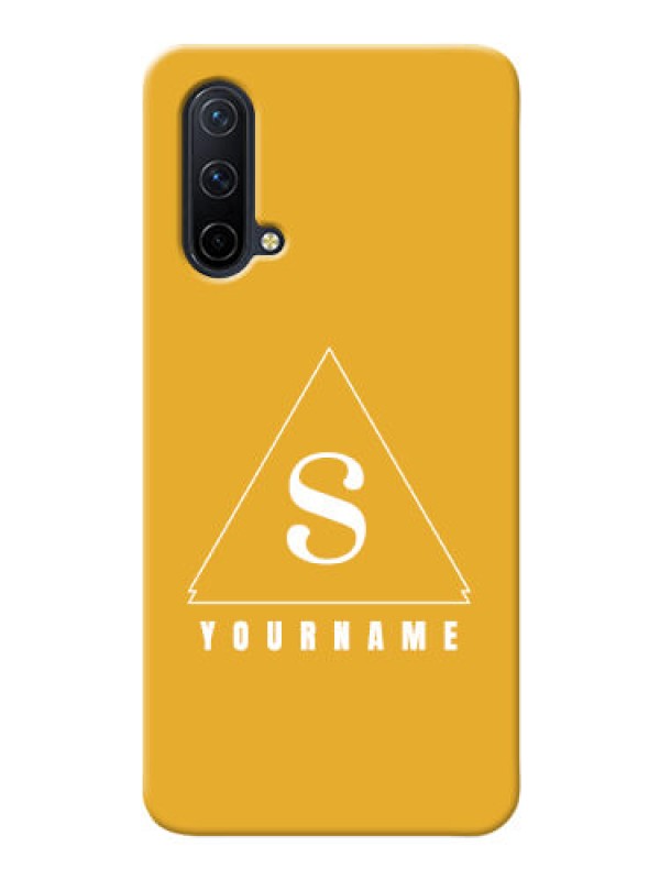 Custom OnePlus Nord Ce 5G Custom Mobile Case with simple triangle Design