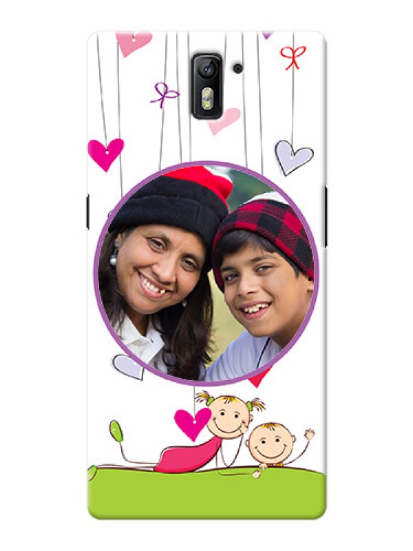 Custom OnePlus One Cute Babies Mobile Cover  Design