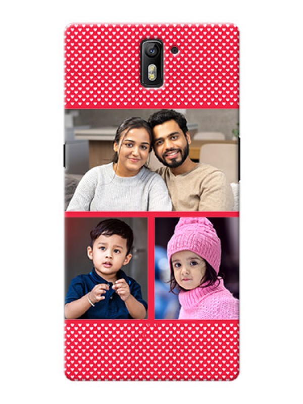 Custom OnePlus One Bulk Photos Upload Mobile Cover  Design