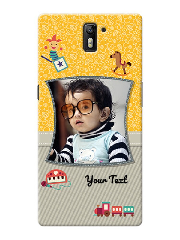 Custom OnePlus One Baby Picture Upload Mobile Cover Design