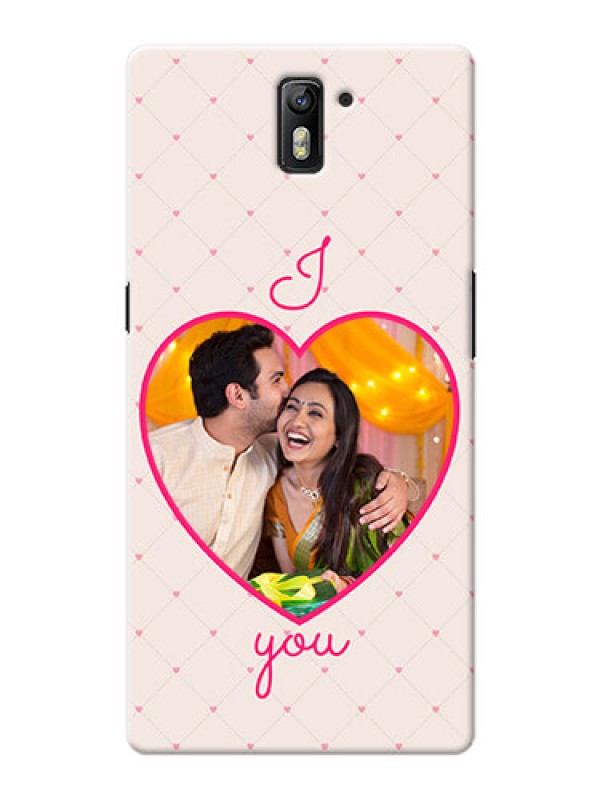 Custom OnePlus One Love Symbol Picture Upload Mobile Case Design