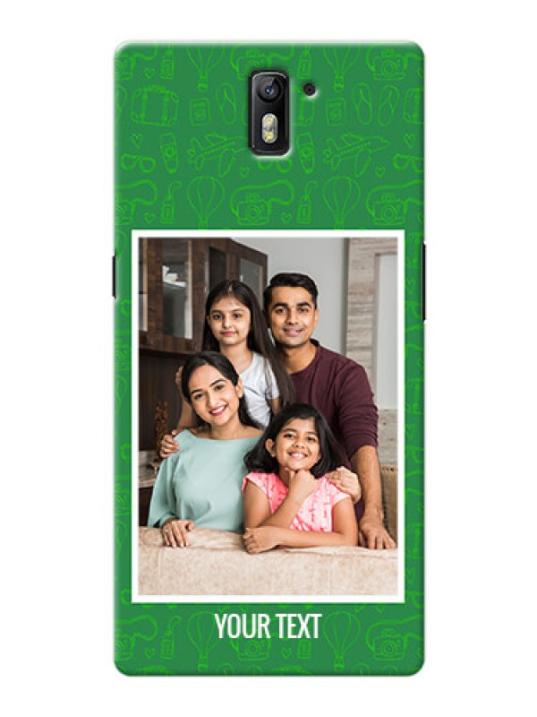 Custom OnePlus One Multiple Picture Upload Mobile Back Cover Design