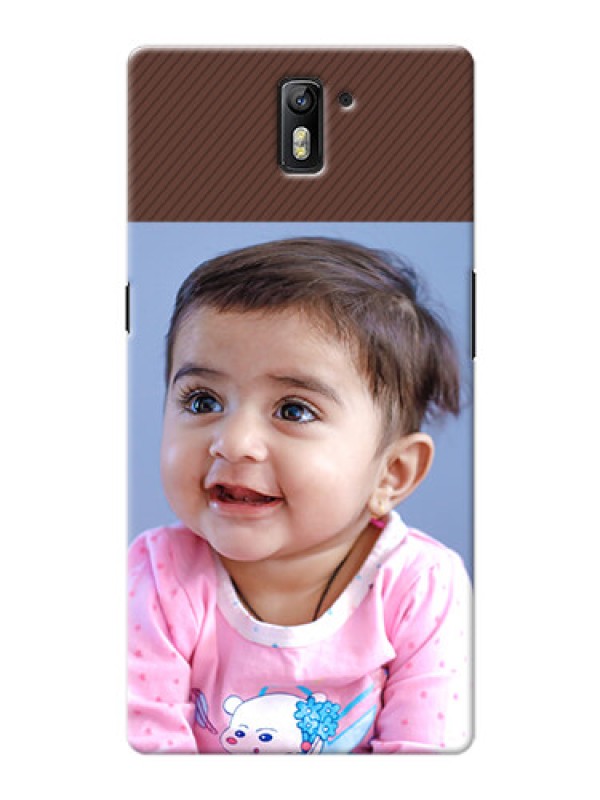 Custom OnePlus One Elegant Mobile Back Cover Design