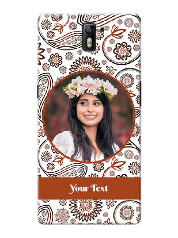 Custom OnePlus One Floral Abstract Mobile Case Design