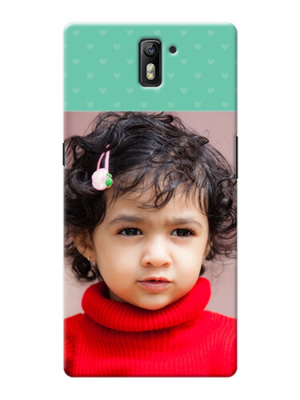 Custom OnePlus One Lovers Picture Upload Mobile Cover Design