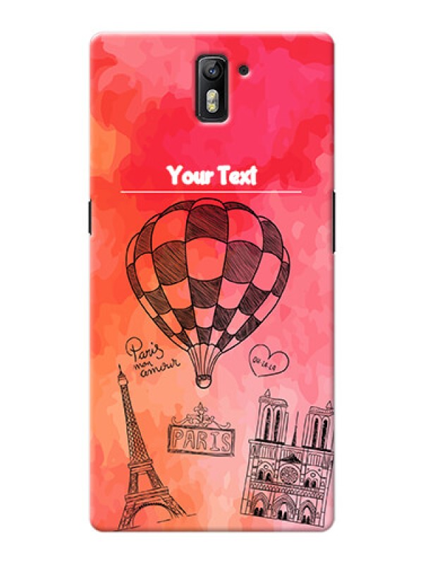 Custom OnePlus One abstract painting with paris theme Design