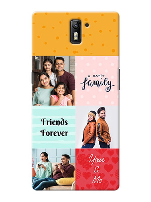 Custom OnePlus One 4 image holder with multiple quotations Design