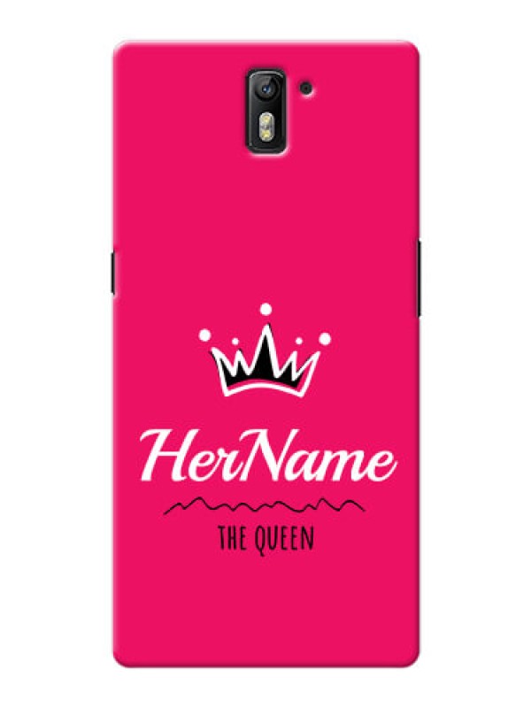 Custom Oneplus One Queen Phone Case with Name