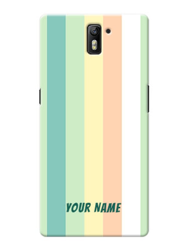 Custom OnePlus One Back Covers: Multi-colour Stripes Design