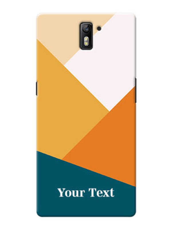 Custom OnePlus One Custom Phone Cases: Stacked Multi-colour Design