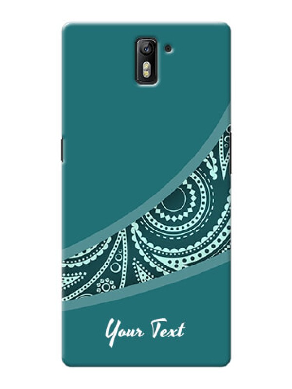 Custom OnePlus One Custom Phone Covers: semi visible floral Design