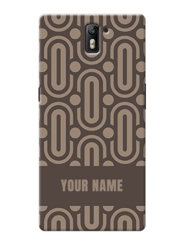 Custom OnePlus One Custom Phone Covers: Captivating Zero Pattern Design