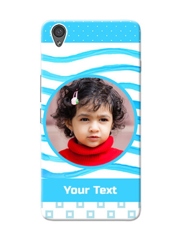 Custom OnePlus X Simple Blue Design Mobile Case Design