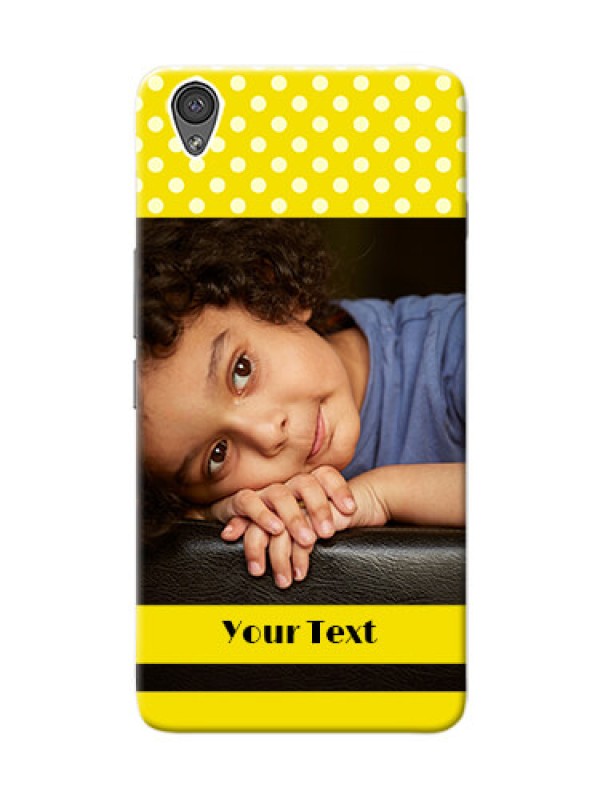 Custom OnePlus X Bright Yellow Mobile Case Design