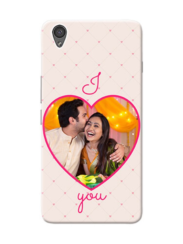 Custom OnePlus X Love Symbol Picture Upload Mobile Case Design
