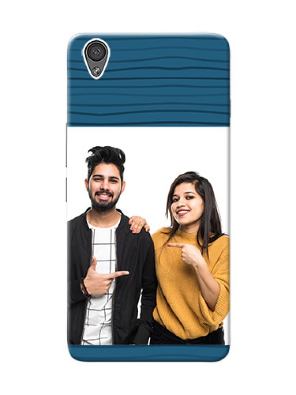 Custom OnePlus X Blue Pattern Mobile Case Design