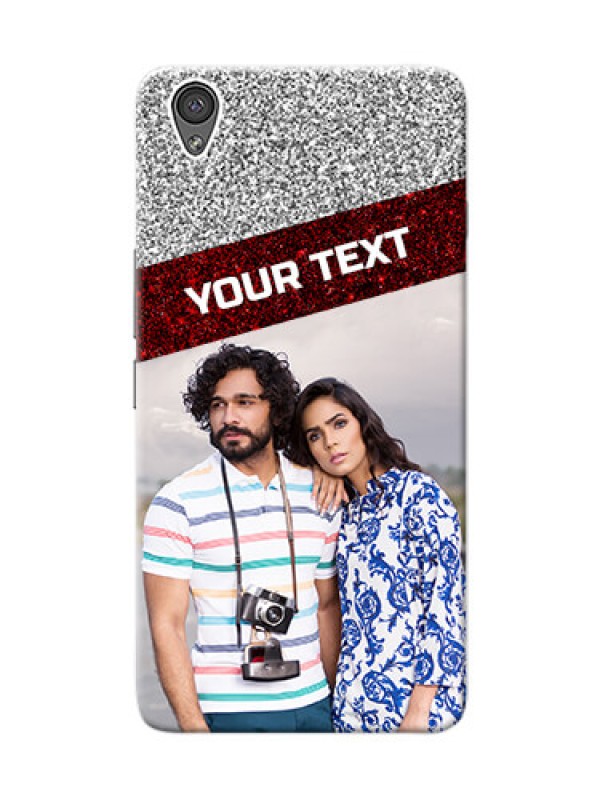 Custom OnePlus X 2 image holder with glitter strip Design