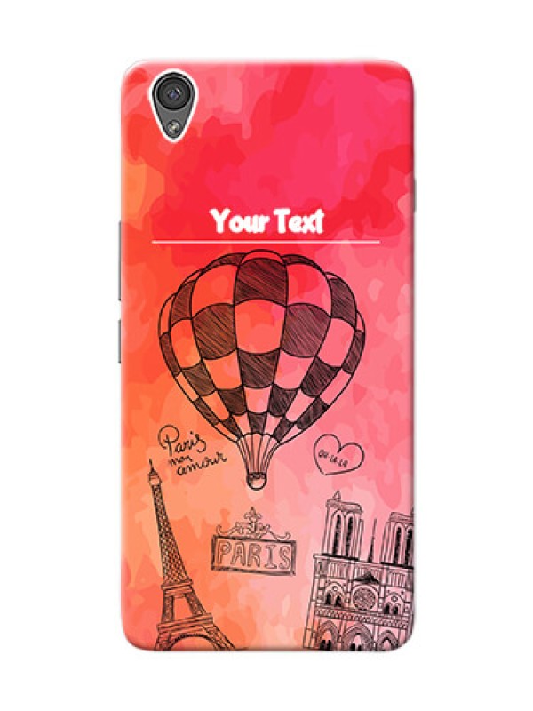 Custom OnePlus X abstract painting with paris theme Design
