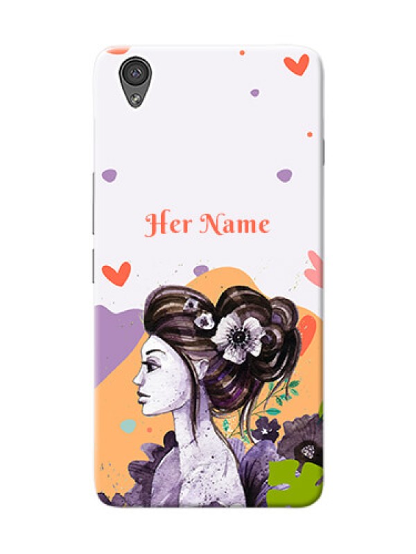 Custom OnePlus X Custom Mobile Case with Woman And Nature Design