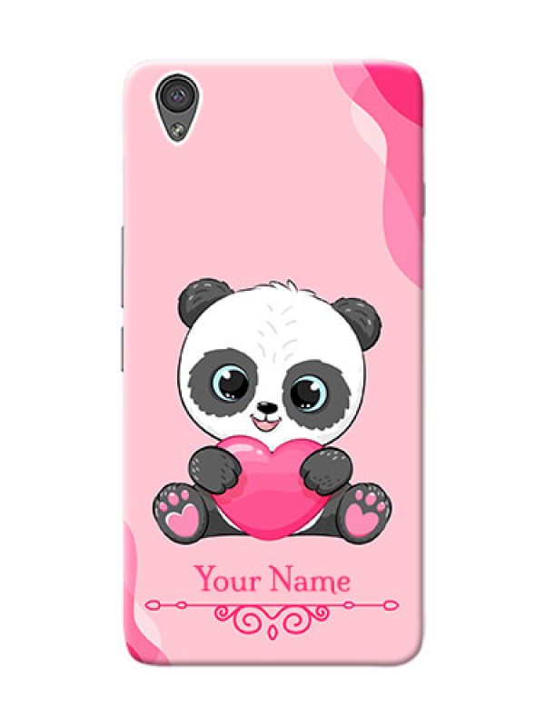 Custom OnePlus X Mobile Back Covers: Cute Panda Design