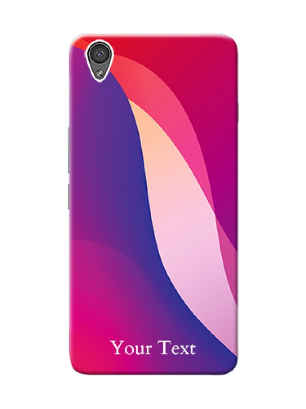 Custom OnePlus X Mobile Back Covers: Digital abstract Overlap Design